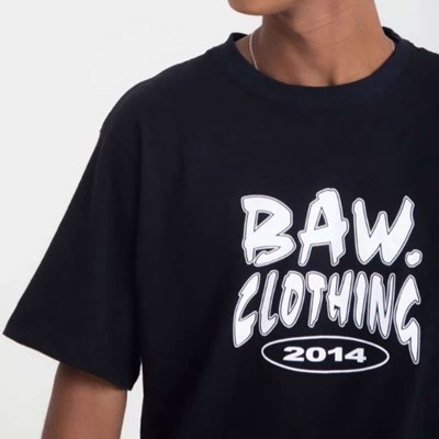 Camiseta Baw Clothing Post Tag Preto