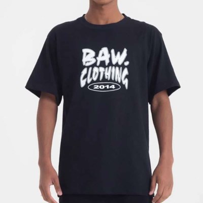 Camiseta Baw Clothing Post Tag Preto