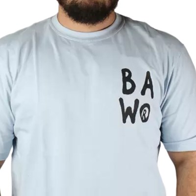 Camiseta Baw Clothing Tag Spray Azul Claro