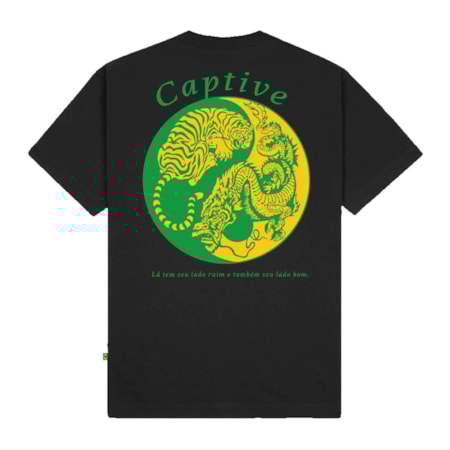 Camiseta Captive Equilibrio Hexa Preta