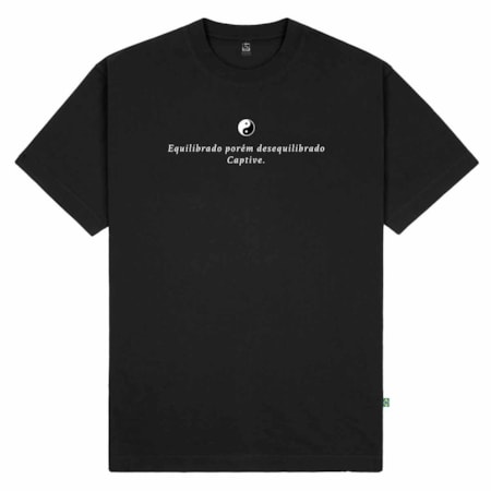 Camiseta Captive Equilibrio Preta