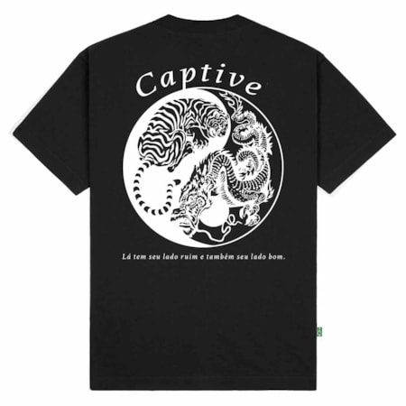 Camiseta Captive Equilibrio Preta