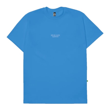 Camiseta Captive Zoi De Gato Sky Blue Royal