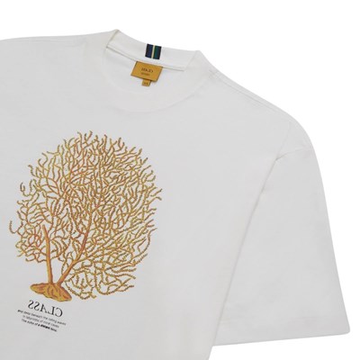 Camiseta Class Coral Off White
