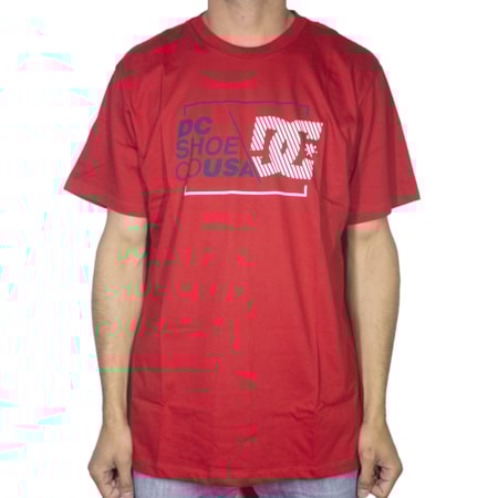 Camiseta Dc Shoes Ahero Red