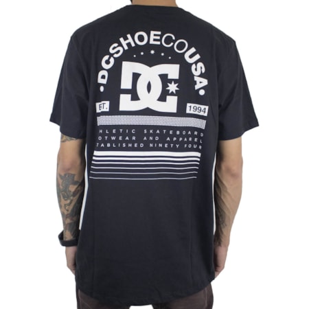 Camiseta Dc Shoes Arch Preto