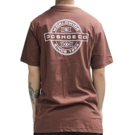 Camiseta Dc Shoes Around Here Bordo