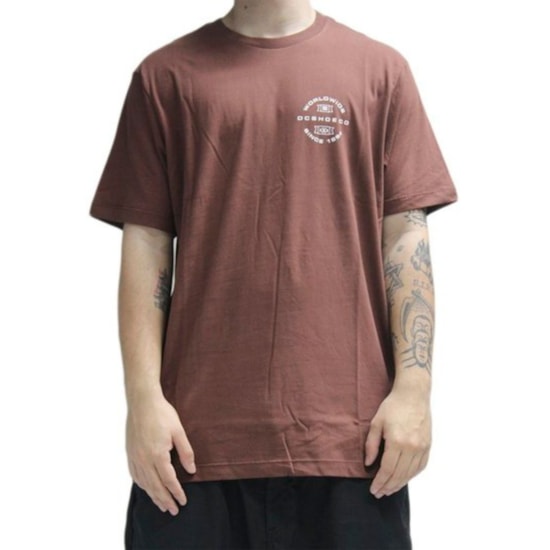 Camiseta Dc Shoes Around Here Bordo