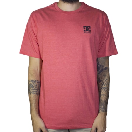 Camiseta Dc Shoes Basic Logo Vermelho 