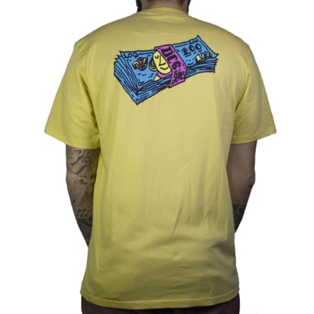 Camiseta Dc Shoes Benjamin Stack Amarelo 