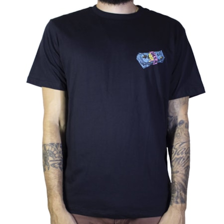 Camiseta Dc Shoes Benjamin Stack Preto 