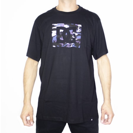 Camiseta Dc Shoes Blocked Camo Black