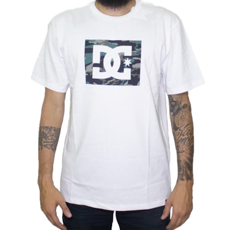 Camiseta Dc Shoes Blocked Camo Snow 