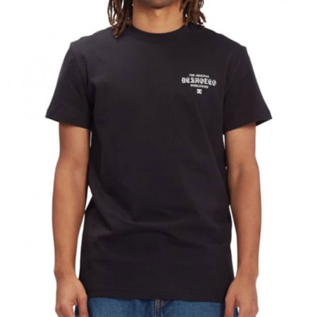 Camiseta Dc Shoes Boxed In Preto
