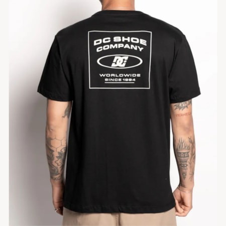 Camiseta Dc Shoes Boxed In Preto