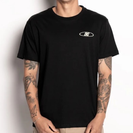 Camiseta Dc Shoes Boxed In Preto