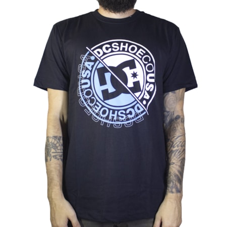 Camiseta Dc Shoes Bright Roller 2 Preto