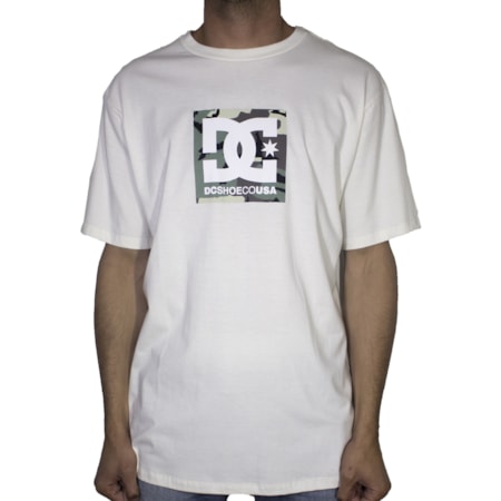 Camiseta Dc Shoes Camo Boxing Branca