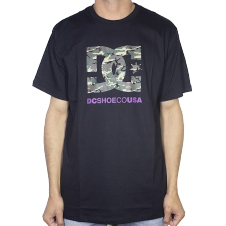 Camiseta Dc Shoes Camo Fill Black