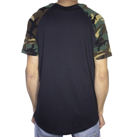 Camiseta Dc Shoes Camo Raglan