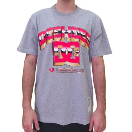 Camiseta Dc Shoes Change Up Cinza