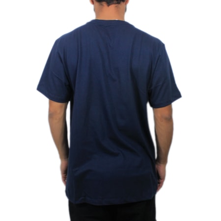 Camiseta Dc Shoes Circle Star Azul Marinho Laranja