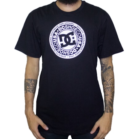 Camiseta Dc Shoes Circle Star Black