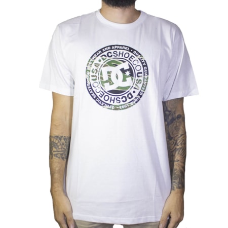 Camiseta Dc Shoes Circle Star Camuflado 