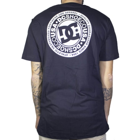 Camiseta Dc Shoes Circle Star Fb Preto