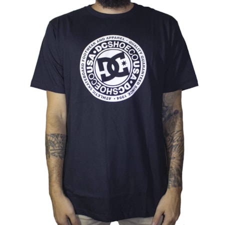 Camiseta Dc Shoes Circle Star Preto