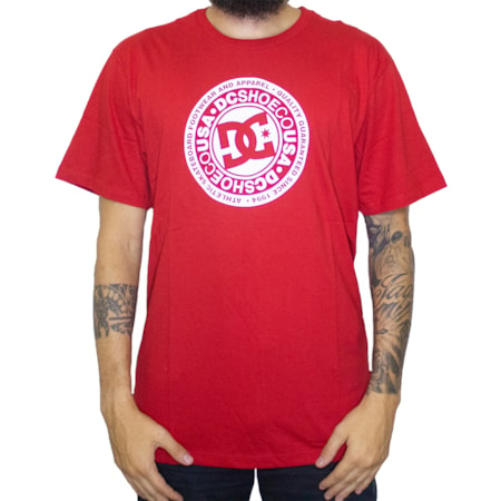 Camiseta Dc Shoes Circle Star Red