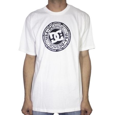 Camiseta Dc Shoes Circle Star White