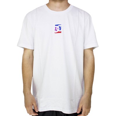 Camiseta Dc Shoes Color Block Branco