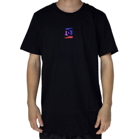 Camiseta Dc Shoes Color Block Preto