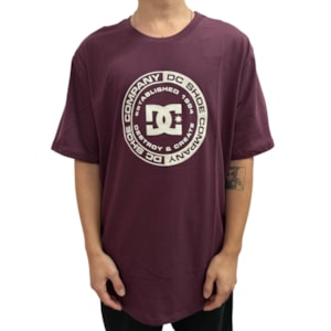 Camiseta Dc Shoes Corpo Bordo 