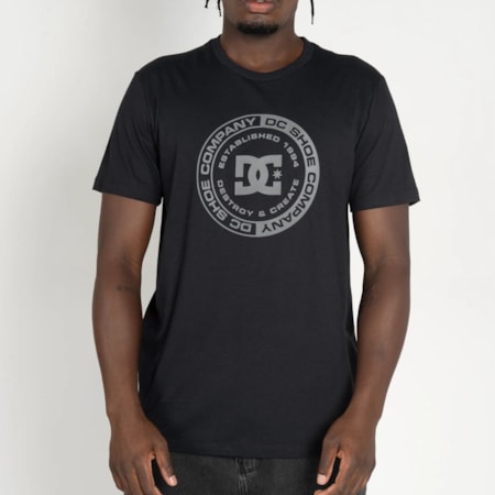Camiseta Dc Shoes Corpo Preto