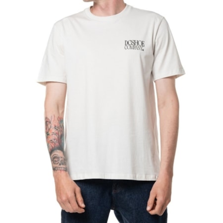 Camiseta Dc Shoes Decline Off White 