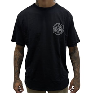 Camiseta Dc Shoes Dimencional Preta 