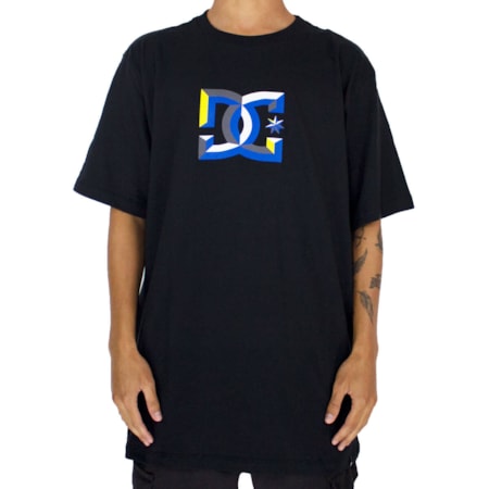 Camiseta Dc Shoes Dimensional Preto