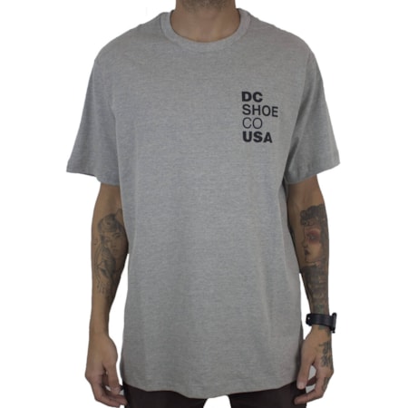 Camiseta Dc Shoes Doxford Cinza