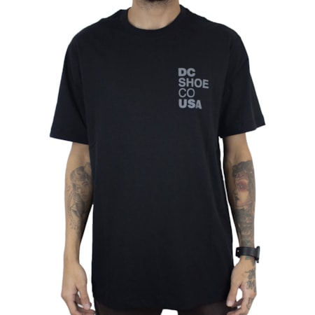 Camiseta Dc Shoes Doxford Preto