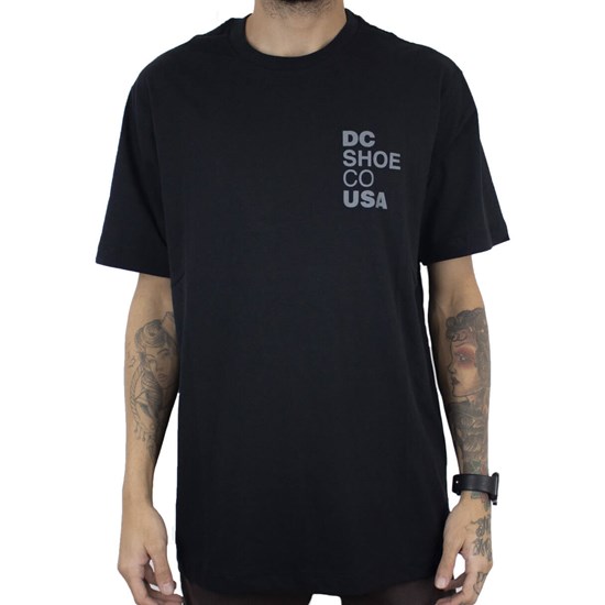 Camiseta Dc Shoes Doxford Preto