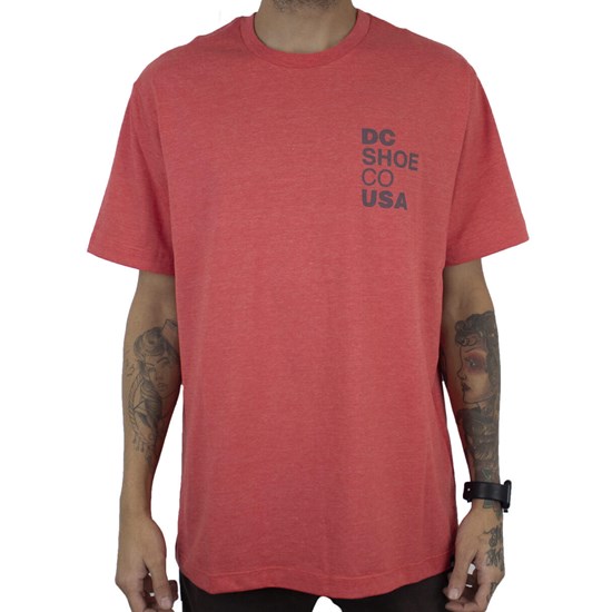 Camiseta Dc Shoes Doxford Vermelho