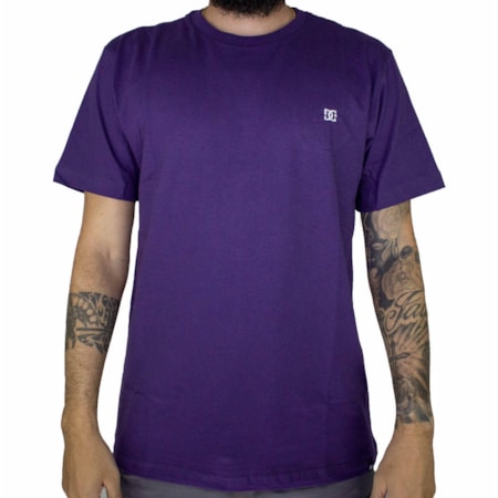 Camiseta Dc Shoes Especial Basic Star Roxo