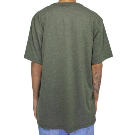 Camiseta Dc Shoes Especial Basic Verde Militar