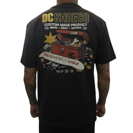Camiseta Dc Shoes Garage Preto 