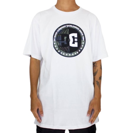 Camiseta Dc Shoes Half Way Branco