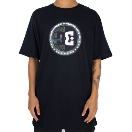 Camiseta Dc Shoes Half Way Preto