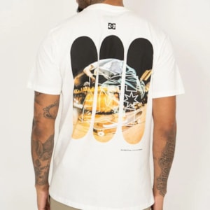 Camiseta Dc Shoes Hand Cam Snow White Camiseta Dc Shoes Hand Cam Snow White