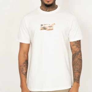 Camiseta Dc Shoes Hand Cam Snow White 